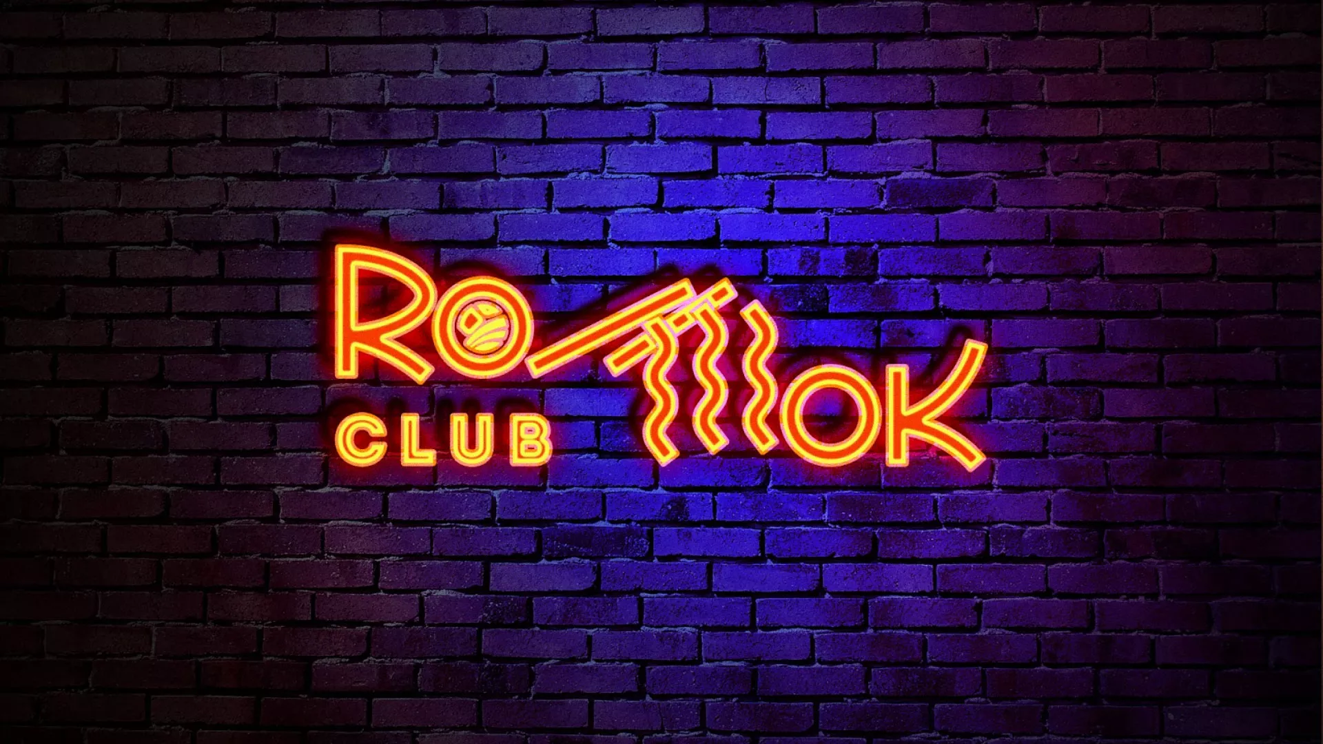 Разработка интерьерной вывески суши-бара «Roll Wok Club» в Белорецке